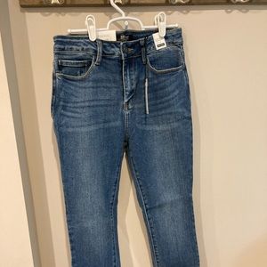 Judy Blues, skinny jeans w/shark bite hem, NWT